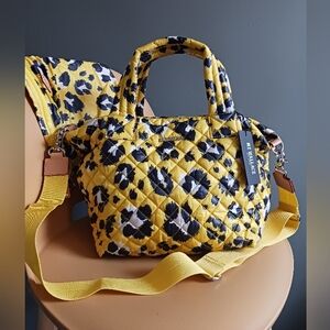 NWT MZ WALLACE metro Deluxe Leopard Bag